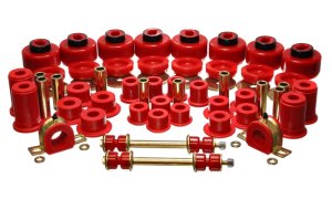 Chevrolet Silverado Suspension Bushing Kit - Energy Suspension - Hyper-Flex - Red - `99-`06